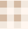 neutral gingham seamless pattern vector image