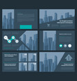 presentation template business banners vector image vector image
