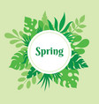 spring - concept poster vector image