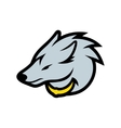 wolf head sign vector image