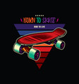 skateboard vector image vector image