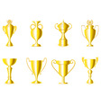 award cups vector image vector image