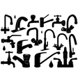 faucet set vector image