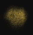 gold glitter halftone dotted backdrop vector image