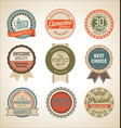 sale retro labels collection vector image