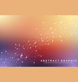 technology abstract background with connected line vector image