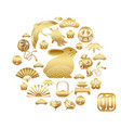 year of the rabbit celebration symbol vector image