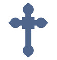 roman cross symbol god sign holy icon vector image