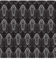 seamless texture on blackboard with cicadas vector image