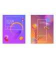 abstract background with gradient waves vector image