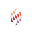 abstract logo vector image vector image