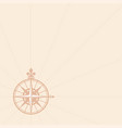 ancient wind rose vector image