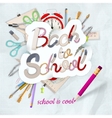 back to school background eps 10 vector image vector image