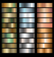 metals gradients vector image
