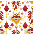 chinese mythology and symbols red dragon pattern vector image vector image