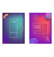set of banner design templates with abstract vector image