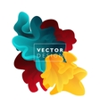 abstract color cloud vector image vector image