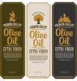 labels for olive oils vector image