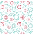 pattern collection with watches vector image vector image