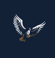 flying eagle vector image vector image