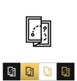 map icon vector image vector image