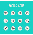 zodiac signs set vector image vector image