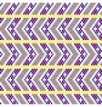 bold arrow chevron seamless pattern pixel blocks vector image vector image