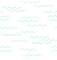 hand drawn seamless pattern made wavy lines vector image vector image