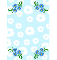 flower background vector image