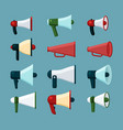 loudspeakers promotion advertizing elements vector image