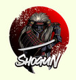 shogun vector image vector image