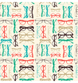 vintage hand drawn pattern vector image