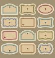 vintage labels vector image vector image