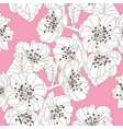 floral seamless pattern vector image