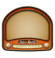 old radio vector image vector image