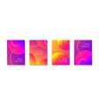 abstract colorful gradient background with circles vector image