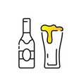 brewery drink icon vector image