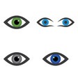 eye icon vector image