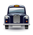 london taxi isolated on white vector image vector image