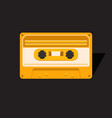 vintage audio cassette vector image vector image