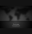 black blurred map background vector image