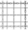 chains link strength connection seamless vector image