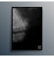 halftone pattern design for flyer poster vector image vector image