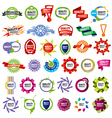 biggest collection of icons framework vector image
