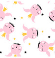 bunny seamless pattern design vector image vector image