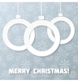 christmas ball vector image