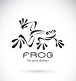 image of a frog design vector image