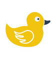 bath duck icon vector image