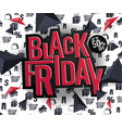 black friday sale vector image