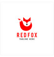 255 fox vector image
